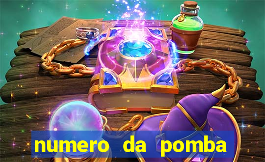 numero da pomba jogo do bicho