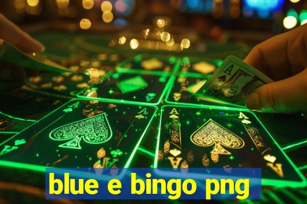 blue e bingo png