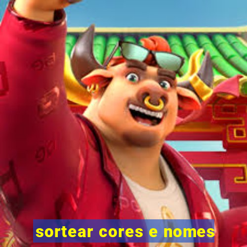 sortear cores e nomes