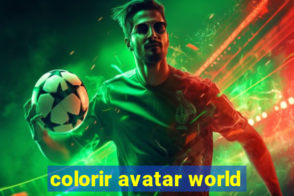 colorir avatar world