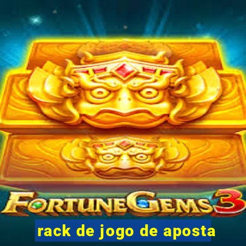 rack de jogo de aposta