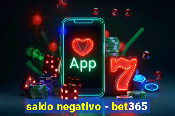 saldo negativo - bet365