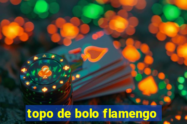 topo de bolo flamengo