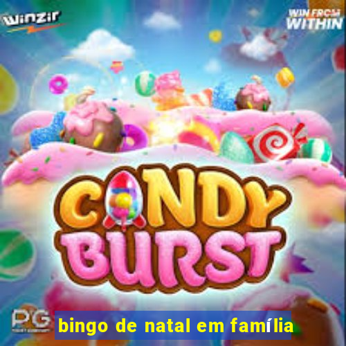 bingo de natal em família